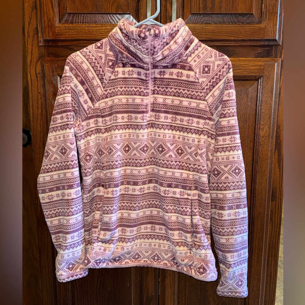 Brand new with Tags. Eddie Bauer Pink and Purple Nordic Sweater